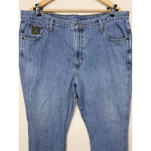 Cinch Jeans Men's Size 42 x 34 Denim 5 Pocket Western Work Jeans Distressed - Picture 2 of 15